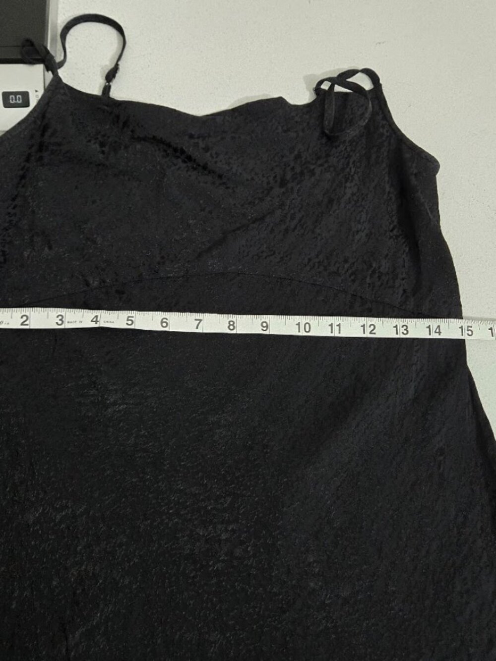 Anthropologie Amelie Jacquard Slip Midi Dress Size 4 Cowl Neck Slit Party Event - Picture 10 of 14